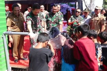 Kabupaten Madiun terima sumur dan pompa dari program TNI Manunggal Air