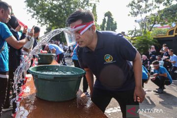 Pesta rakyat sambut kemerdekaan sambut HUT RI