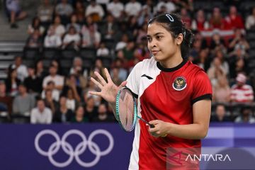 Olimpiade Paris 2024: Pebulu tangkis putri Indonesia Gregoria Mariska Tunjung raih medali perunggu