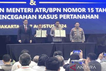 Kementerian ATR/BPN dan Polri kerja sama berantas mafia tanah