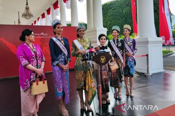 Presiden Jokowi terima Harashta Haifa, Miss Supranational asal Garut