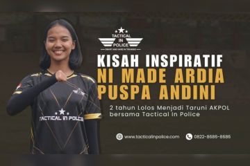 Perjuangan Ni Made Ardia Puspa Andini lolos jadi Taruni Akpol setelah dua tahun bersama Tactical in Police