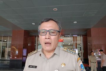 Jakpus tata PKL di lokasi sementara