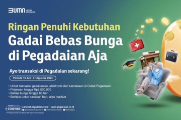 Pegadaian hadirkan program Gadai Bebas Bunga sambut HUT ke-79 RI