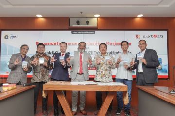 Bank DKI Jalin Kerja Sama dengan PT ATDXT Teknologi Indonesia Untuk Penjualan Kartu Elektronik JakCard