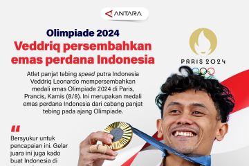 Olimpiade 2024: Veddriq persembahkan emas perdana Indonesia