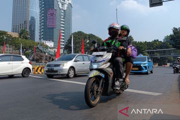 Usai kirab, lalu lintas di sekitar Monas hingga HI kembali normal