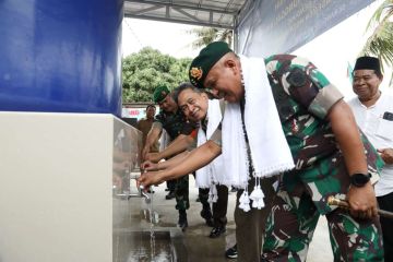 TNI dan Pemkot Serang fasilitasi air bersih di Kecamatan Kasemen