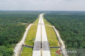 Hutama Karya tuntaskan sisa 9 km Jalan Tol Pekanbaru - Bangkinang