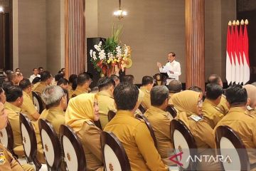 Jokowi beri arahan kepala daerah: Selamat datang di Ibu Kota Nusantara