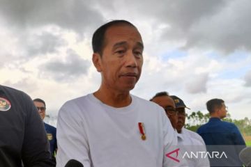 Jokowi sebut posisi Airlangga di kabinet tidak ada masalah