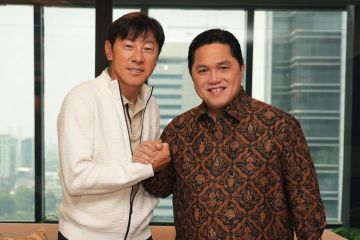 Erick Thohir sumringah kembali bertemu STY yang sehat dan siap bekerja