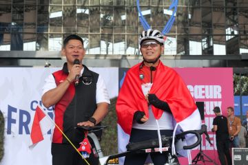 Cerita Royke Lumowa gowes Jakarta-Paris, dukung Indonesia di Olimpiade