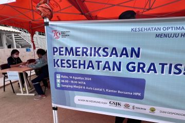 Pemerintah layani pemeriksaan kesehatan gratis di HPK jelang HUT RI