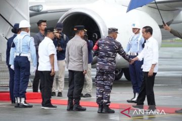 Pj Gubernur Kaltim antar kepulangan Presiden Jokowi ke Jakarta