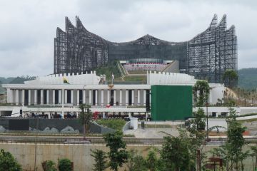 Pasukan gabungan gelar gladi bersih terakhir upacara 17 Agustus di IKN