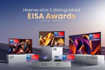 Hisense Raih Sejumlah Penghargaan EISA Periode 2024-2025 Berkat Inovasi dan Keunggulan Produk