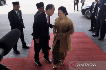 Puan bertemu dengan Budi Arie usai Sidang Tahunan MPR