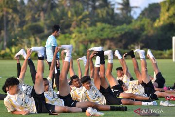 Latihan Timnas U-17 di Bali jelang kualifikasi Piala Asia U-17