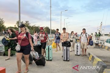 Arus kunjungan wisatawan di Gili Tramena melonjak