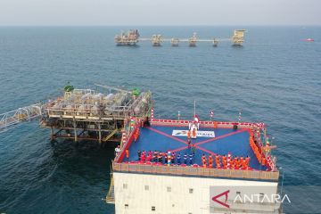 Melihat upacara peringatan HUT Ke-79 RI di Central Plant Pertamina Hulu Energi ONWJ Laut Jawa