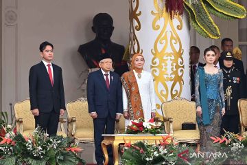 Wapres Ma’ruf Amin pimpin upacara Penurunan Bendera Merah Putih di Jakarta