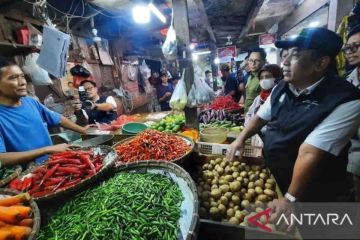 Harga cabai rawit turun jadi Rp59.870 per kg dan beras SPHP stabil