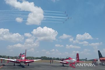 Atraksi Jupiter Aerobatic Team pukau masyarakat Kalimantan Selatan