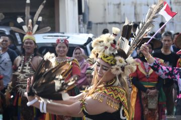Indonesian cultural carnival in Samarinda
