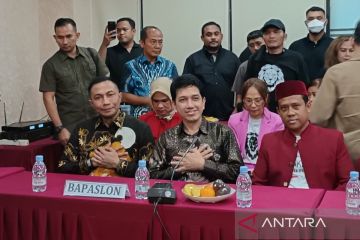 Dharma-Kun hadiri pleno penetapan pasangan calon perseorangan