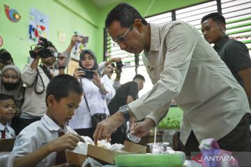 Begini uji coba makan bergizi gratis di sekolah negeri Jakarta