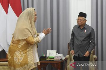 Yenny Wahid temui Wapres Ma'ruf Amin bahas penyelesaian konflik PKB-NU