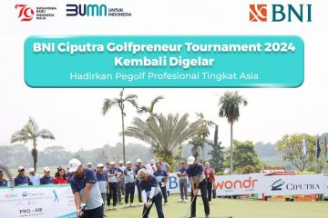 BNI kembali gelar turnamen golf diikuti pegolf profesional Asia