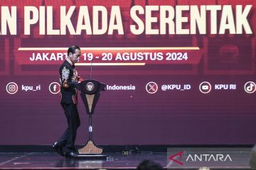 Presiden berikan pengarahan pada Konsolidasi Nasional Kesiapan Pilkada Serentak 2024 di Jakarta