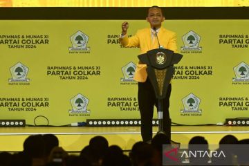 Bahlil tak sebut nama Syaikhu-Mardiono saat sambut para ketum parpol