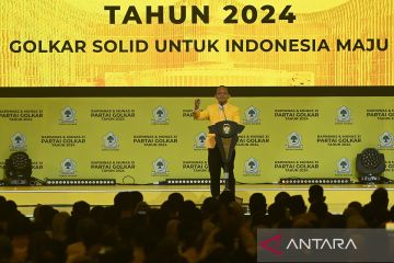 Jokowi ucapkan selamat kepada Bahlil atas gelar Ketum Golkar 2024-2029