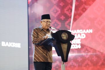 Wapres: Achmad Bakrie sosok tokoh visioner dalam majukan Indonesia