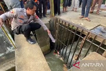 Polisi selidiki kasus penemuan jasad pria di pintu air PLTA Ubrug