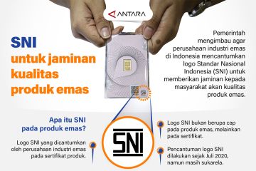 SNI untuk jaminan kualitas produk emas