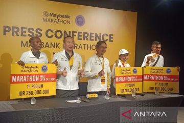 Pelari asal Kenya juara kategori maraton dalam Maybank Marathon 2024