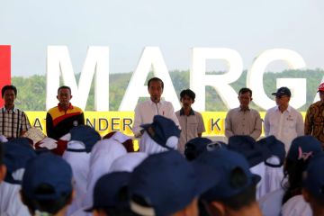 Presiden Jokowi resmikan Bendungan Margatiga Lampung