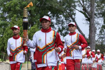 Api PON XXI diarak berkeliling di Aceh