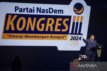 Prabowo ungkap Surya Paloh dulu atasan sekarang bawahan