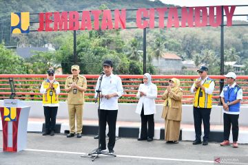 Presiden resmikan sejumlah infrastruktur penting di Jawa Barat