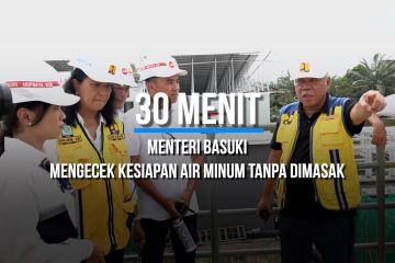 Menteri Basuki mengecek kesiapan air minum tanpa dimasak  (3)