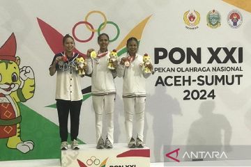 Ameera Rajmajanni Hariadi raih medali emas di senam artistik PON 2024