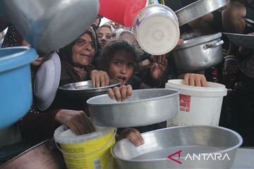 Gaza dilanda krisis kemanusiaan dengan jutaan pengungsi serta terbatasnya makanan dan air bersih