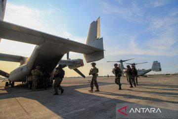 Mengintip aksi marinir Indonesia dan AS dalam Latgabma Super Garuda Shield di Lanudal Juanda