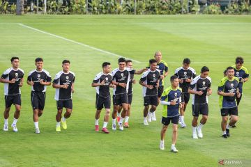 Timnas Indonesia imbang 1-1 dengan Arab Saudi pada babak pertama