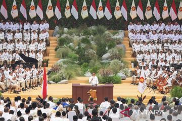 Jokowi doakan Prabowo bawa Indonesia capai kemajuan dan kemakmuran